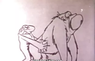 ફની કન્ટ ફકિંગ કાર્ટૂન સેક્સ 1960 વિંટેજ