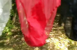 વિંટેજ નાયલોનની સ્લિપ અને પેન્ટી